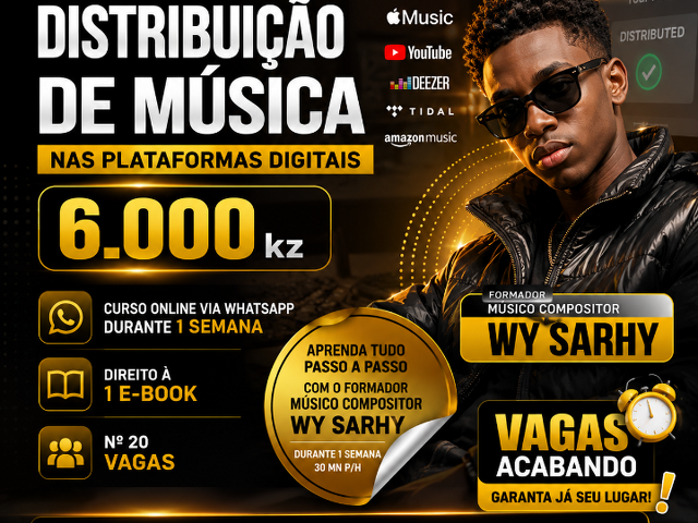 Curso de Distribuição de Música nas Plataformas Digitais