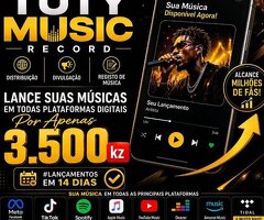 Divulgação de Músicas em Todas Plataformas Digitais