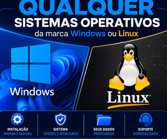 Instalação e actualização de sistemas operativos ou softwares.