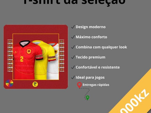 T-shirt da seleção