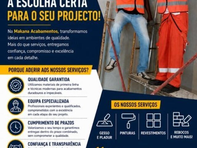 Aplicação de Teto falso, Estuque, Pintura, Ladrilho, Canalização