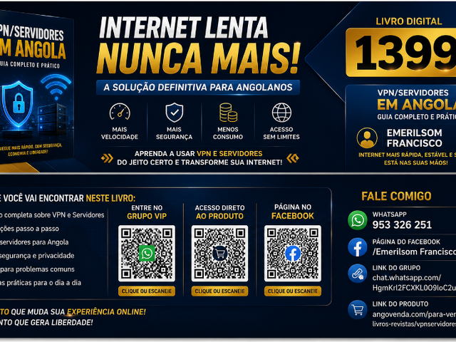 VPN/servidores em Angola
