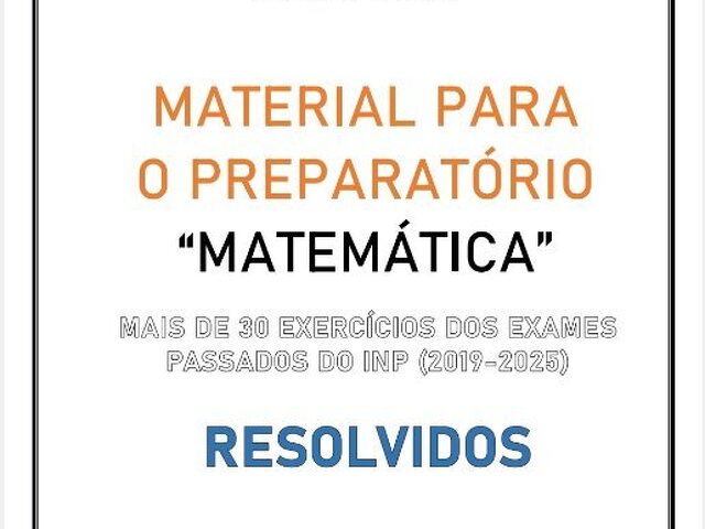 EXAMES RESOLVIDOS DO INP 