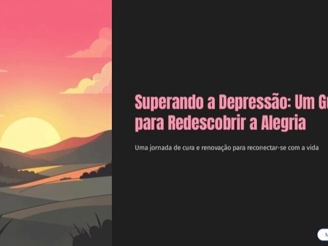 Uma caminhada pela depressão
