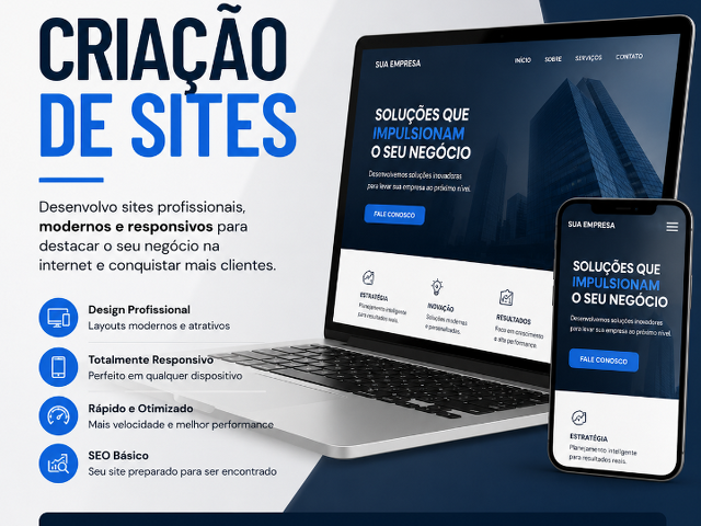 Criação de sites profissionais