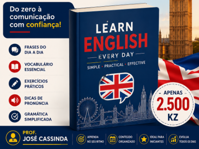 Ebook de Inglês para Iniciantes – Aprenda Inglês Passo a Passo